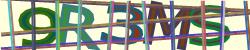 Darstellung des Captcha-Codes.