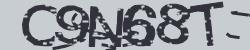 Darstellung des Captcha-Codes.