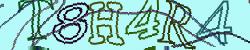 Darstellung des Captcha-Codes.