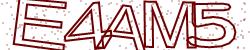 Darstellung des Captcha-Codes.