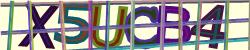 Darstellung des Captcha-Codes.