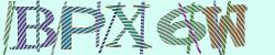 Darstellung des Captcha-Codes.
