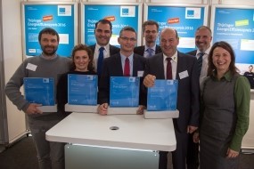 Bild: Jury und Gewinner des Thüringer EnergieEffizienzpreis 2016