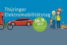 Bild: Plakat zum Thüringer Elektromobilitätstag 2017